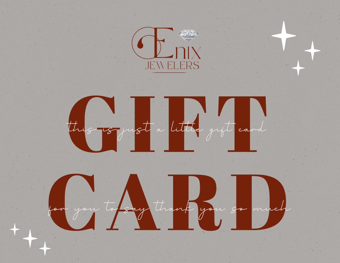 Enix Jewelers Gift Card